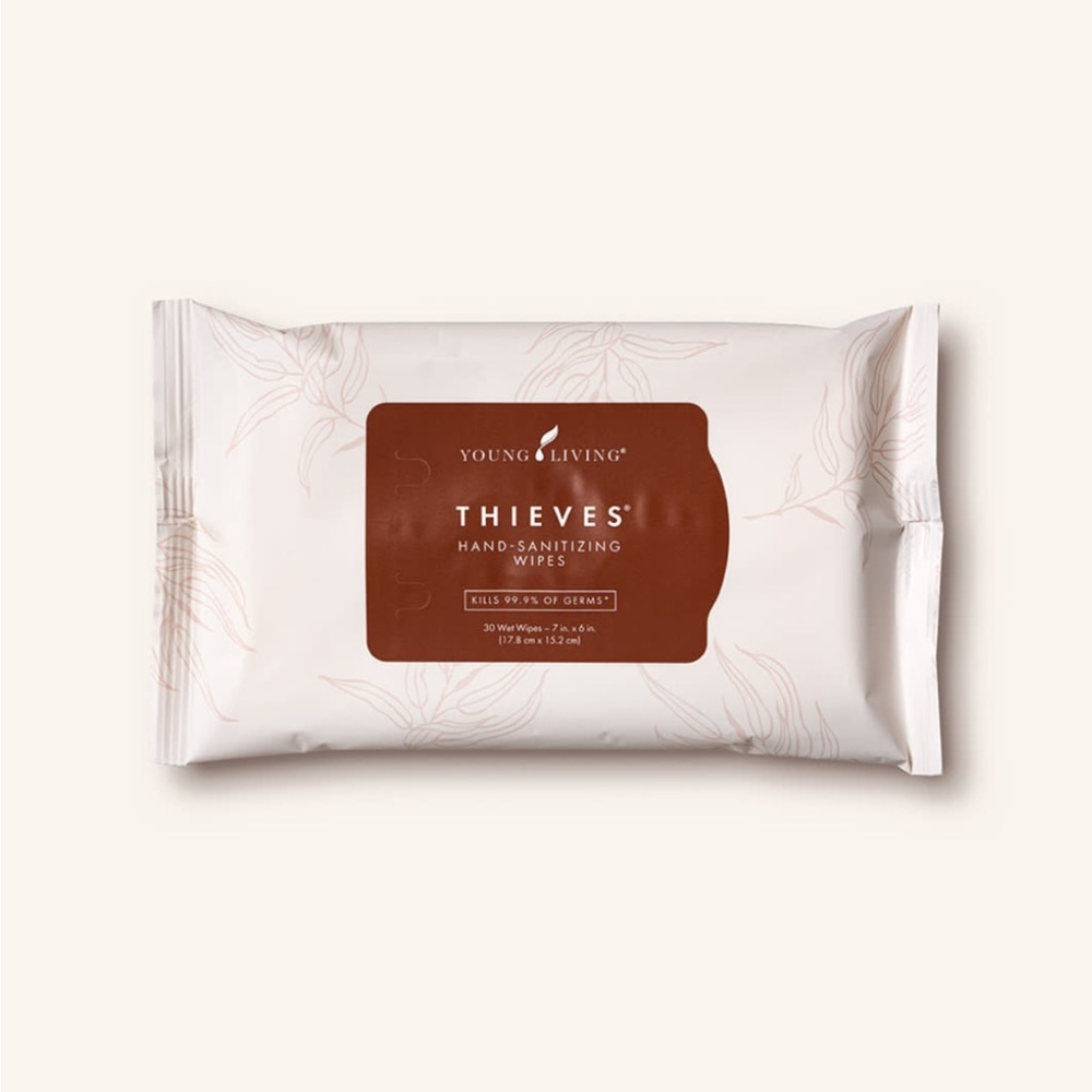 *NEW, sealed* Thieves Hand Sanitizing Wipes by Young Living - 30 wipes